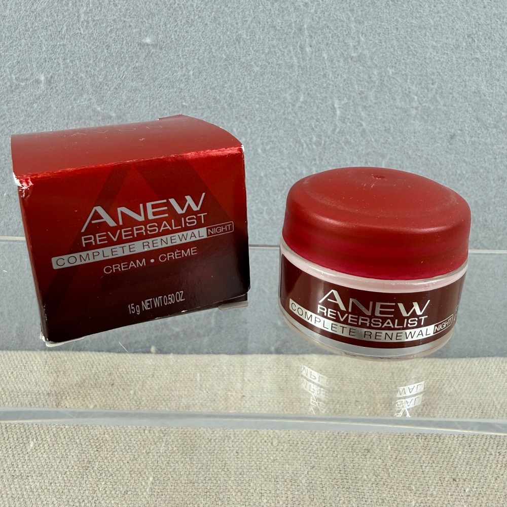 Avon Anew Reversalist Complete Renewal Night Cream 0.50 oz Travel Size NIB